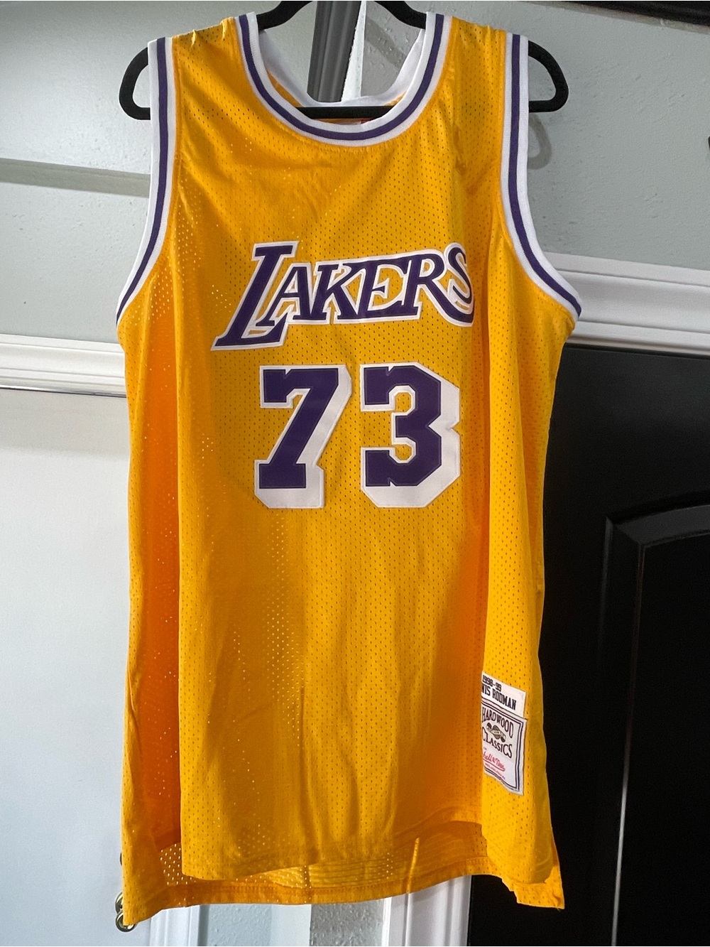 NEW Mitchell & Ness Dennis Rodman Los Angeles Lakers Jersey XXL Size 50 Stitched